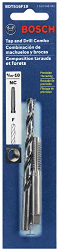 BOSCH BDT516F18 5/16-18 Plug Tap and Size F Drill Bit Combo Set - image 2