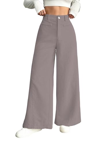 Pantalon blanc extra long à cordon coupe palazzo décontractée Shasmi