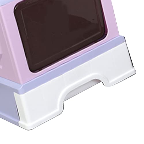 Caixa de Areia Dobrável para Gatos, Caixa de Areia Dobrável para Gatinhos, Controle de Odor Multiuso