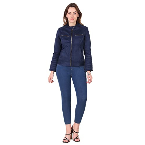 Image of Leather Retail Women's Suede Faux Leather Jacket