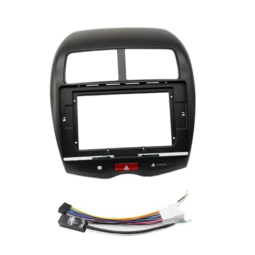 Cadre autoradio 2Din pour Mitsubishi ASX 2013-2017 avec façade 10.1 pouces et câble