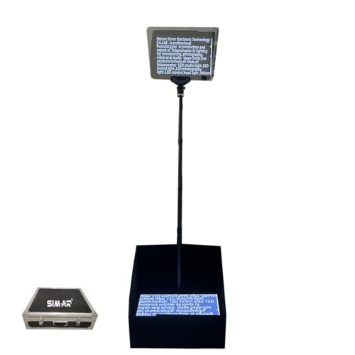 Teleprompter 24 inch M-HY24 Presidential Teleprompter Include Monitor with Remote Control, Hardcase & APP, Live Events Public Speaking & Conference, Speech Prompter Stage Autocue