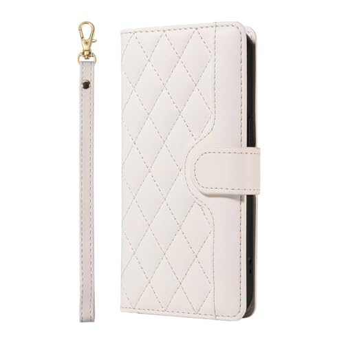 ILING Coque pour Samsung Galaxy A17 5G/4G, Élégant Luxueux Portefeuille PU en Cuir Etui avec RFID Blocage/Fentes pour Cartes/Béquille, Très Mince Antichoc...