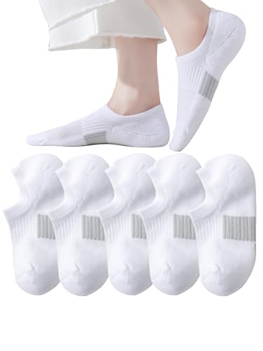 No Show Socks Womens Athletic Cushioned Ankle Socks Low Cut Running Invisible Liner Sock