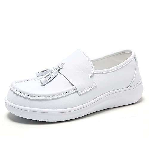 Image of Nurse Shoes for Women Nursing Shoes Zpatos para Trabajar en Restaurante de Mujer Flats for Women