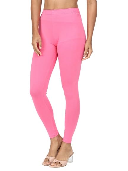 Image of Robinbosky Premium Stretchable Cotton Ankle Legging for Women | Suitable for Formal wear & Casual wear | High-End Elastic Makes The Leggings Squat Proof and Durable for Travel, Yoga, & Workout.