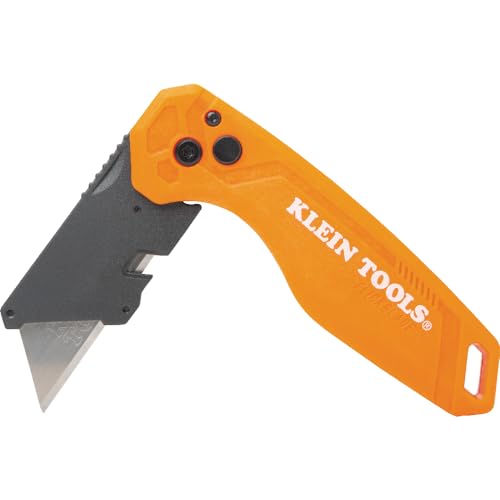 image for Klein Tools 44302 Folding FLICKBLADE Utility Knife with Side Release B