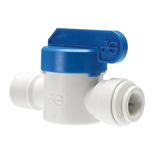 John Guest PPSV011223W Male Valve, 3/8