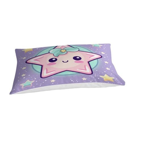Housse de Couette Pentagramme 3D en Microfibre Super Douce et Finition Premium Single