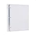 Filexec Products 1-Inch 3 Ring Binder, D Ring, Clear, Pack of 2 (50301-62223)