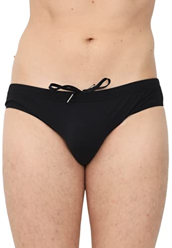  DSQUARED2 Leaf Slip Mare Uomo Black - White 50 EU