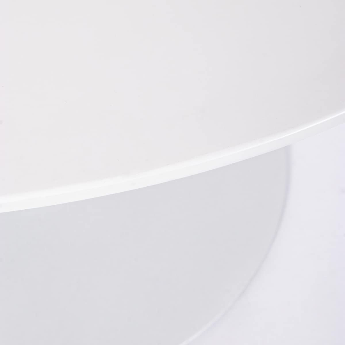 Yellowshop - Tavolo Rotondo Tulipano Bloom Ø120, Ø100 cm, Moderno in MDF Base Centrale in Metallo, Design Minimal per Pranzo, Bar o Bistrot, Bianco, Nero o Rovere (Bianco Ø 100)
