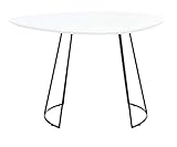 Safavieh Home Brooks Modern White Lacquer and Black Side Table