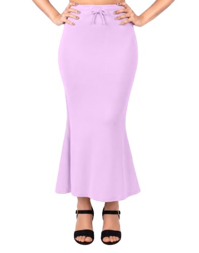 Image of Saree Shapewear Petticoat for Women, Stretchable Saree Shaper, Mermaid Fit Petticoat, 4-Way Stretch Saree Petticoat, Drawstring Waist