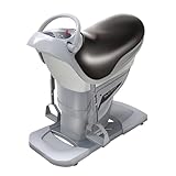 KK-GAL Electric Horse Riding Machine, Indoors Booty Sprout Vibration Platform, Home Gym Hips & Legs Workout Equipment, Plug-in Squat Exercise Workout Station, 20 Gears Available,Gray