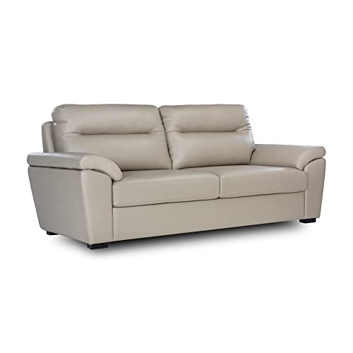Image of Wakefit Lounger 5 Seater Sofa Set 3+2 (Fabric, Cappuccino Brown)