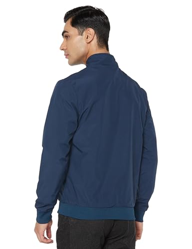 Image of Qube by Fort Collins Men's Windcheater, Lightweight, Windproof Polyester Standard Length Jacket for Year-Round Casual & Daily Use