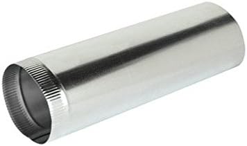 Imperial Manufacturing Group GV1336 8" X 24" Galvanized Round Pipe