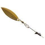 Z-MAN TRD Spinz Tail Spinner Bait, Freshwater, Willow Blade Size, Gold, Package of 3 (TSPW-02PK3)