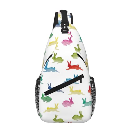 Sac à dos à bandoulière contre le mal de dos motif lapins