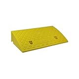  ANSNOW Marchepied Jaune, 5Cm / 7Cm / 9Cm Rampes de Bordure En Plastique Rampes de Service Routières Extérieures Rampes Pour Fauteuils Roulants/Jaune/50 * 27 * 9Cm