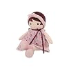 Kaloo - Tendresse Doll, Leonie, Large - Cuddling with Plush Figure Toys - Beautiful Floral Design - Soft and Safe for Infants - Personalized Name Ribbon