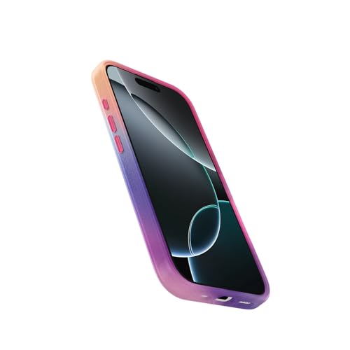 Image of OtterBox iPhone 16 Pro Figura Series Case - EOS Pink - Hydro-dipped Design, Ultra-Thin, Silicone iPhone Case, MagSafe iPhone Case with Camera Bumper | Hydro-dipped Design, Ultra-Thin, Silicone iPhone Case, MagSafe iPhone Case with Camera Bumper