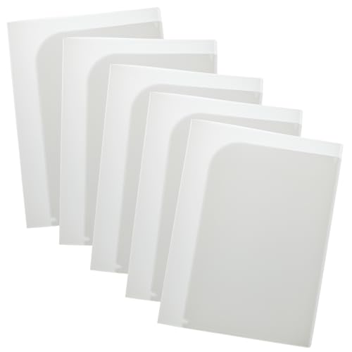 プラス 見開きホルダー A4 タテ 6ポケット クリアー 5冊 FL-200MH 79-293×5