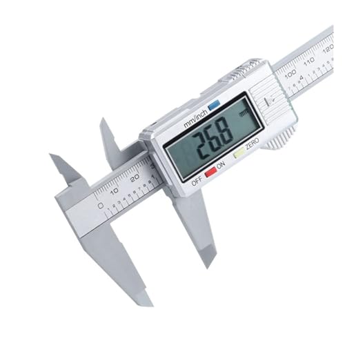 Jauge d'épaisseur numérique 100mm outil de mesure professionnel à vernier rigide