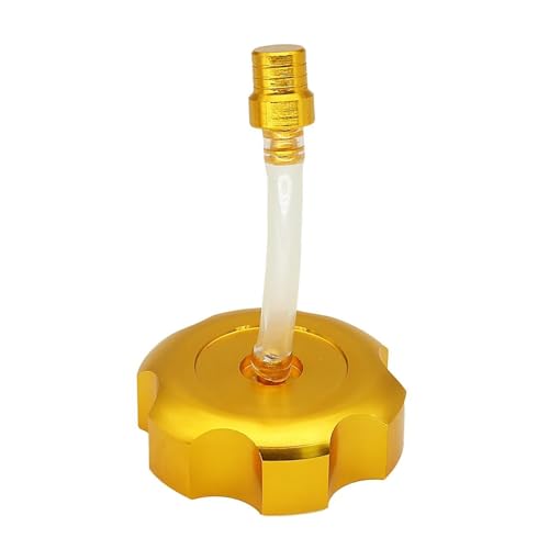 Bouchon essence moto CNC 40mm doré pour réservoir gaz quad et dirt bike 50cc à 125cc TaoTao