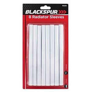 Radiator pipe covers sleeves white 15mm – 8 pack