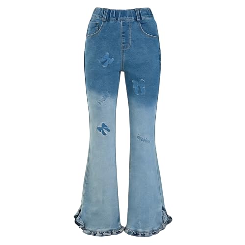 Jean évasé stretch pour filles au style bootcut tendance
