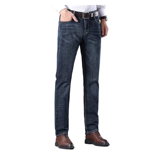 Straight Leg Jeans Business Denim Slim Fit Jeans Pants