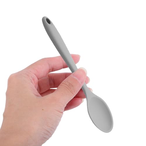 Cuillères de service en silicone anti-rayures pour grands bols de ramen
