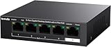 switch 16 ports gigabit rackable poe 【VLAN】Lorsque la fonction VLAN est activée, les ports 1 à 4 sont isolés individuellement, tout en pouvant communiquer avec le port 5. Un commutateur DIP permet l’isolation des ports afin de prévenir les tempêtes de broadcast et de se protéger contre le DHCP spoofing.