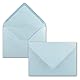25x Briefpapier-Sets DIN A5 mit C6 Briefumschlägen - Hellblau - Nassklebung (Blau) - mattes Schreibpapier mit Kuverts - FarbenFroh by GUSTAV NEUSER
