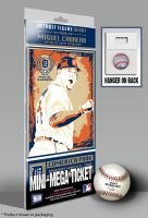 Mini ticket MLB Detroit Tigers Miguel Cabrera pour décorer votre bureau