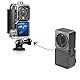 Camkix wasserdichte Hülle kompatibel mit DJI Action 2 Power Combo oder DJI Action 2 Dual-Screen Combo – transparent – schützt bis zu 147 Fuß/45 m unter Wasser – klares Display – Tauchen, Skifahren