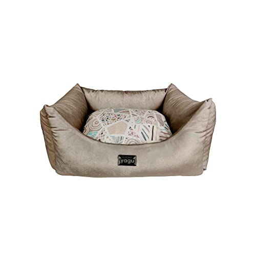 CUNA COLECCION VELVET BEIGE (T-4 74 x 61 x 22 CM)