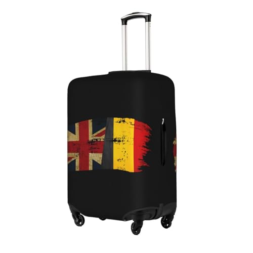 Travel Luggage Cover Belgium Britain Flag Fashion Washable Baggage Suitcase Protector Fit For Luggage Large2