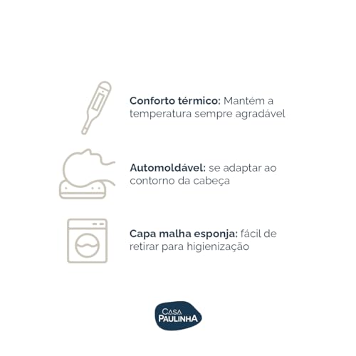 Travesseiros Viscoelástico Nasa 70cm x 50cm Suporte Extra Firme Ortopédico Cervical Altura média