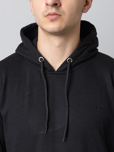 Image of EKOM Hoodies Sweatshirt for Men | Fleece Mens Hooded Sweatshirt | Casual, Lightweight, Fashionable, Trendy, Solid Men's Winter Hoodie