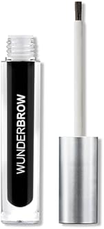 WUNDERBROW Eyebrow Gel, Waterproof, Smudgeproof, Long Lasting, Shade: Jet Black, Vegan and Cruelty-Free