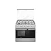 Taurus CIG5FIXM - Cocina de gas butano independiente, acero inoxidable, 5 quemadores, horno con quemador inferior de 70L, compartimiento para bombona, tapa de cristal, 60x90x88cm, 10500W