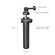 PGYTECH CapLock Verlängerungsstativ Mini Stativ für OSMO Action 5 Pro/4/3/2/Pocket 3/2, Selfie Stick Tripod für Gopro 13/12/11/10/9, für Insta360 Ace Pro 2/X3, XiaoYi/Feiyu Action Kamera