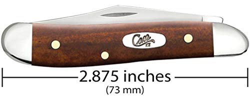 Image of Case WR XX Pocket Knife Chestnut Smooth Bone Peanut Item #28702 - (6220 SS) - Length Closed: 2 7 /8 Inches