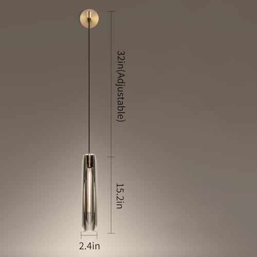 Image of Wall Sconces Sets of 2,Modern Brass Crystal Wall Sconces,Handmade Modern Vanity Wall Sconce with Clear Crystal,Bathroom Living Room Bedroom,Bedside,Hallway, Corridor(2 Bulb Included)