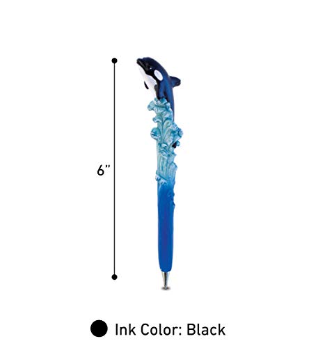 Planet Pens Killer Whale Novelty Pen - Cute Fun And Unique Kids And Adults Ballpoint Pen Colorful Sea Life Writing Pen Instrument For School And Office Desk Decor #TOP1