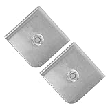 OSALADI 2 Stück Teiliges Edelstahl Flaggenmast Umlenkrolle Großes Langlebiges Flaschenzugsystem für Stahlseil Geschweißte Robuste Seilrolle Geeignet für Schulen Sportstätten und