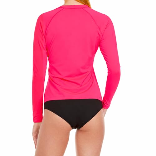 Image of Hurley Rash Guard for Women, Womens Rash Guard Long Sleeve Shirts, Rashguard Swim Shirt Women UPF 50+ SPF & UV Protection